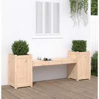 Prolenta Premium - Maison du'Monde - Banco con jardineras madera maciza de pino