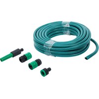 Manguera de jardín PVC incl. pulverizador de jardín y conector de acoplamiento 1/2 15 m