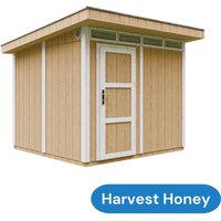 Caseta para jardín paneles a base de madera lp SmartSide 5,9 m² con suelo y baldosas bituminosas- Cobertizo exterior L161xA294xA239 cm- Casetas para