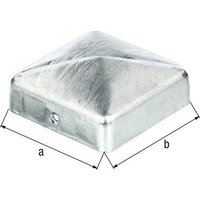 Tapón de poste cuadrado 90x90mm, forma plana VA ma GAH