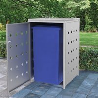 Prolenta Premium - Maison du'Monde - Cobertizo contenedor de basura individual acero