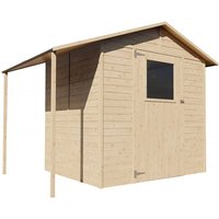 Habitat Et Jardin - Caseta de jardín de madera de 4,6 m2 con tronco Jura - 15 mm