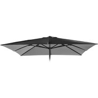 Tela Parasol Jardín 3 x 3 Cuadrado Marte Noir sin volantes - 0.000000