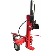 Varan Motors - NEPLS-03 Astilladora de leña térmica vertical 6.5cv remolcable, presión 26 toneladas, tronco hasta 105cm
