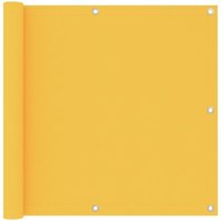 Toldo para balcón tela oxford amarillo 90x500 cm