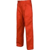 Workteam - Pantalón Industrial con cierre de botón y bragueta de cremallera B1402 50 Rojo - Rojo