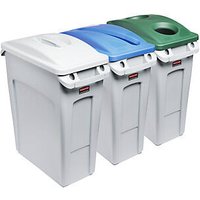 Rubbermaid - 771453 Puesto de clasificación de materiales slim