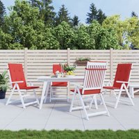 Prolenta Premium - Maison du'Monde - Cojín silla de jardín respaldo alto 4 uds tela