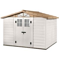 Frankystar - Tuscany Evo 280 - Caseta de Jardín de pvc con suelo