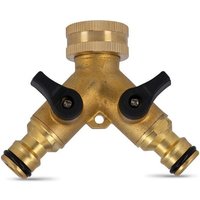 Akhuo - Adaptador grifo latón 3/4 enchufe rápido