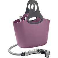 Manguera Extensible y Reparable Aquago Lila Hasta 25 m Con Accesorios