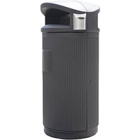 Papelera exterior minerva gris