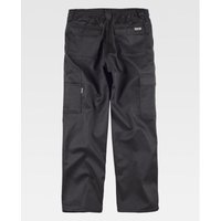 Workteam - Pantalón forrado en tejido polar resistente a líquidos B1408 44 Negro - Negro