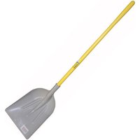 Outils Perrin - Pala plástica alimentaria blanca mango nupla recto + etiqueta alimentaria