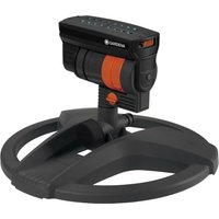 Orework - gardena Aspersor de riego Oscilante Aquazoom compact para superficies de riego de 216 m2, alcance 18 m y ancho de aspersión de 12 m