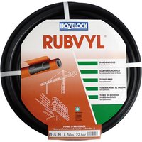 Hozelock - manguera rubvil 19MM goma negra rollo 50M