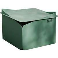Brasero 3 en 1 verde provenzal - levant + grille + plateau vert provence - krak -