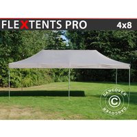 Carpa plegable Carpa Rapida FleXtents pro 4x8m Latte - Latte